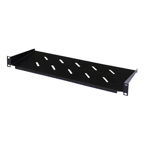 Cablenet 1u 200mm Cantilever Vented Shelf Black (20Kg)  - Computer Components - Cablenet