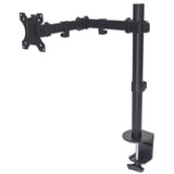 Manhattan Desk Mount for TV & Monitors (Full Motion), For screens 13" to 27", Clamp fitting to desk, VESA compatability: 75x75mm and 100x100mm - check the dimensions of the four mounting holes on back of screen to ensure it fits, Max 8kg, Bracket, Lifetim