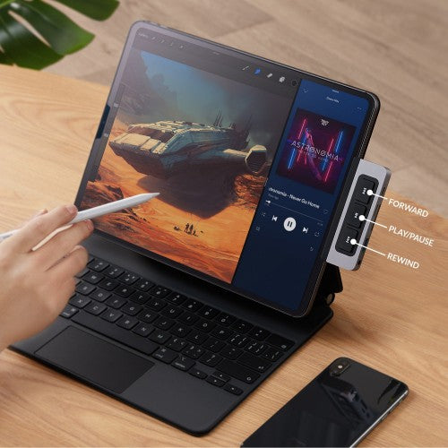 HYPER HD449 notebook dock/port replicator Grey