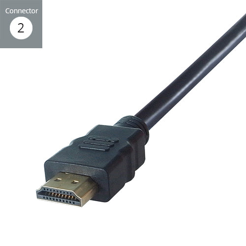 connektgear 2m DisplayPort to HDMI Connector Cable - Male to Male Gold Connectors