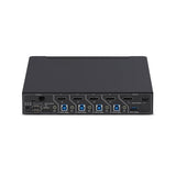 StarTech.com 4-Port DisplayPort KVM Switch with Mouse Roaming and Multi-View / Picture-in-Picture, 4K 60Hz, USB 3.0 (5Gbps) Hub, Hotkey Control, TAA Compliant
