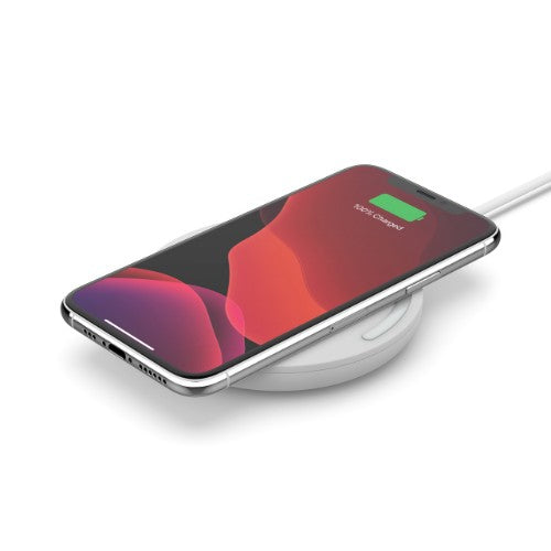 Belkin WIA001BTWH mobile device charger Telephone White AC Wireless charging Fast charging Auto