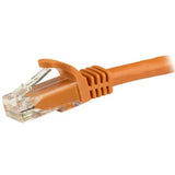 StarTech.com 1.5m CAT6 Ethernet Cable - Orange CAT 6 Gigabit Ethernet Wire -250MHz 100W PoE RJ45 UTP Network/Patch Cord Snagless w/Strain Relief Individually Tested