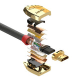 Lindy 1m High Speed HDMI Cable, Gold Line