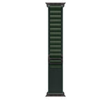 Apple 49mm Dark Green Alpine Loop - Medium - Black Titanium Finish