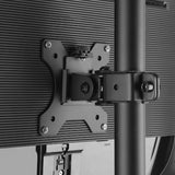 V7 DS1FSDS monitor mount / stand 68.6 cm (27") Desk Black