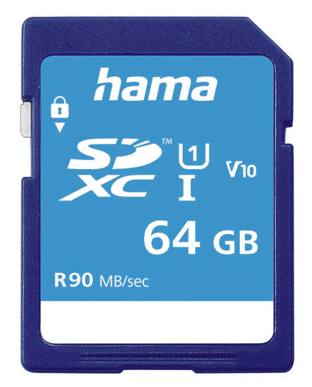 Hama 00124136 memory card 64 GB SDXC UHS-I Class 10  - Data Storage - Hama