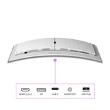 Philips Evnia 8000 49M2C8900L/00 computer monitor 124.2 cm (48.9") 5120 x 1440 pixels Dual QHD QD-OLED White