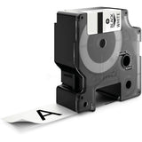 Dymo 1734524/S0773840 Ribbon Nylon flexible black on white 24mm x 3,5m for Dymo Rhino 6-24mm