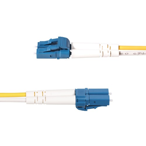 StarTech.com 8m (26ft) LC to SC (UPC) OS2 Single Mode Duplex Fiber Optic Cable, 9/125µm, 100G, Bend Insensitive, Low Insertion Loss - LSZH Fiber Jumper Cord