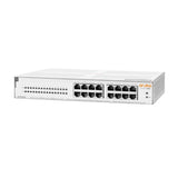 HPE Aruba Networking Aruba Instant On 1430 16G Class4 PoE 124W Unmanaged L2 Gigabit Ethernet (10/100/1000) Power over Ethernet (PoE) 1U White