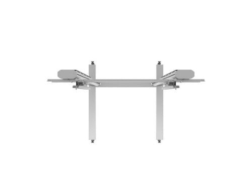 Multibrackets M Public Display Stand 210 Dual Pillar Wheelbase Silver