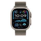Apple 49mm Natural Titanium Milanese Loop - Small