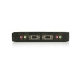 StarTech.com 4 Port Black USB KVM Switch Kit with Cables and Audio