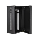 StarTech.com 4-Post 26U Wall Mount Network Cabinet with 1U Shelf, 19" Hinged Wall-Mounted Server Rack for Data / AV / Electronics / Computer Equipment, Flexible Vented Rack Enclosure