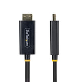 StarTech.com 15ft DisplayPort to HDMI Adapter Cable with Gripping Connectors, 4K 60Hz, HDR, Uni-Directional DP to HDMI Video Converter, DP Desktop to HDMI Monitor
