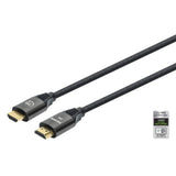 Manhattan HDMI 8K@60Hz Cable with Ethernet, 2m, Certified, Suitable for ALL 8K, 4K & 1080p/HD uses - when upgrading now or have it ready for when you need it, Male to Male, Black, 4K@120Hz, Lifetime Warranty, Ultra High Speed