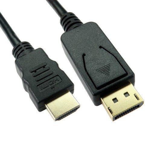 Cables Direct Display Port/HDMI, 3m DisplayPort Black