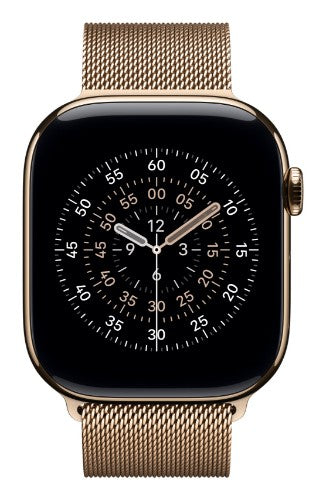 Apple 46mm Gold Milanese Loop - S/M