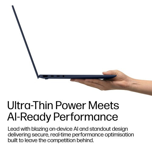 HP EliteBook X G2i 14 inch Notebook Next Gen AI PC Copilot+ PC Intel Core Ultra X7 358H Laptop 35.6 cm (14") WUXGA 32 GB LPDDR5x-SDRAM 1 TB SSD Wi-Fi 7 (802.11be) Windows 11 Pro Blue