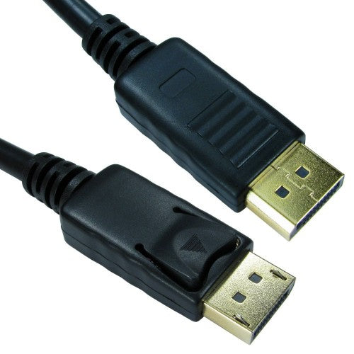 Cables Direct 99DP-010LOCK DisplayPort cable 10 m Black