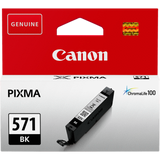 Canon 0385C001/CLI-571BK Ink cartridge black, 1.11K pages ISO/IEC 24711 398 Photos 6.5ml for Canon Pixma MG 5750/7750
