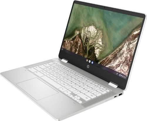 HP Chromebook 14a-na0009na Intel® Celeron® N4120 35.6 cm (14") Full HD 4 GB LPDDR4-SDRAM 64 GB eMMC Wi-Fi 5 (802.11ac) ChromeOS White