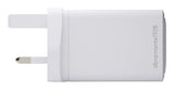 dbramante1928 IT - UK W. Charger - 2xUSB-C 70W + 1xUSB-A - WHT