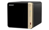 QNAP TS-464 NAS Tower Intel® Celeron® N5095 8 GB DDR4 32 TB HDD QNAP Turbo System Black, Gold