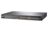 HPE Aruba Networking Aruba 2540 24G PoE+ 4SFP+ Managed L2 Gigabit Ethernet (10/100/1000) Power over Ethernet (PoE) 1U Grey