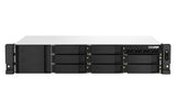 QNAP TS-873AeU-RP NAS Rack (2U) Ryzen Embedded V1500B 4 GB DDR4 0 TB QuTS hero Black