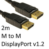 Cables Direct 99DP-002LOCK DisplayPort cable 2 m Black