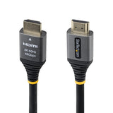 StarTech.com 1ft (30cm) Certified Ultra High Speed HDMI Cable, 8K 60Hz/4K 120Hz, HDMI 2.1 Cable with HDR10+ / eARC, 48Gbps, 8K HDMI Cord for Monitor/TV/Display, Flexible TPE Jacket