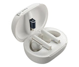 HP Poly Voyager Free 60+ UC White Sand Earbuds +BT700 USB-C Adapter +Touchscreen Charge Case