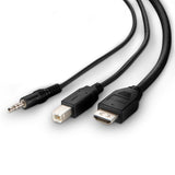 Belkin F1DN1CCBL-DH10t KVM cable Black 3 m