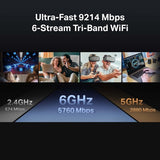 TP-Link Archer BE9300 Tri-Band Wi-Fi 7 Router
