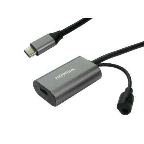 Cables Direct NLUSB3C-EXT5M USB cable 5 m USB 3.2 Gen 1 (3.1 Gen 1) USB C Black, Grey