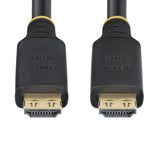 StarTech.com 35ft (10.6m) Active High Speed HDMI Cable with Gripping Connectors, 4K 60Hz/1440p 144Hz, HDR10/HDCP 2.2/ARC, 18Gbps, UHD HDMI 2.0 Cord for TV/Monitor/Display, TPE Jacket
