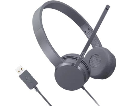 Lenovo GXD1D09516 headphones/headset Wired Head-band Business/Everyday Grey
