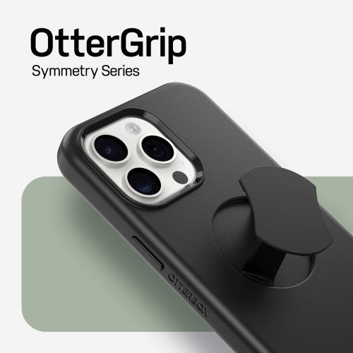 OtterBox OtterGrip Symmetry Series for iPhone 15 Pro Max, Black