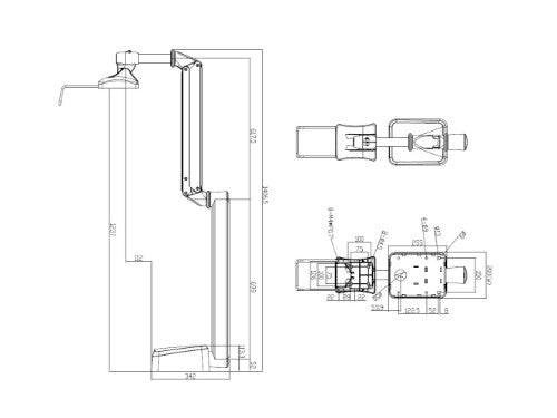Multibrackets M VESA Full Motion Medical Arm HD 6-12kg
