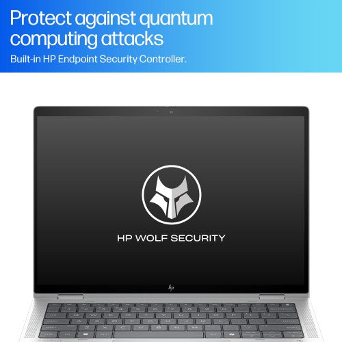 HP EliteBook X Flip G1i Next Gen AI PC Wolf Pro Security Edition Copilot+ PC Intel Core Ultra 7 258V Hybrid (2-in-1) 35.6 cm (14") Touchscreen 2.5K 32 GB LPDDR5x-SDRAM 1 TB SSD Wi-Fi 7 (802.11be) Windows 11 Pro Silver
