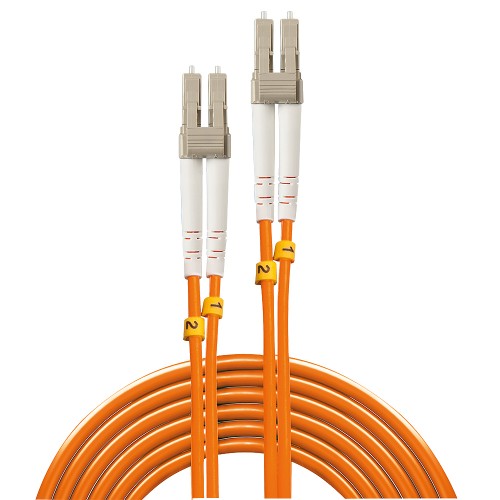 Lindy 1m LC-LC OM2 50/125 Fibre Optic Patch Cable