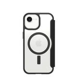 OtterBox React Folio for MagSafe Series for Apple iPhone 17e/16e/15/14/13, transparent/black