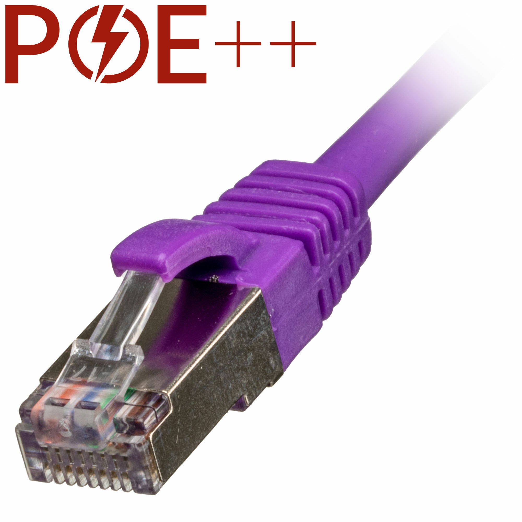 Cablenet 3m Cat6a RJ45 Violet S/FTP LSOH 26AWG Snagless Booted Patch Lead  - Computer Cables - Cablenet