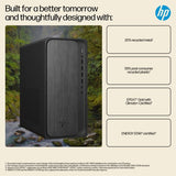 HP OmniDesk M02-0003na AMD Ryzen™ 7 8700G 16 GB DDR5-SDRAM 2 TB SSD Windows 11 Home Tower PC AI PC Black