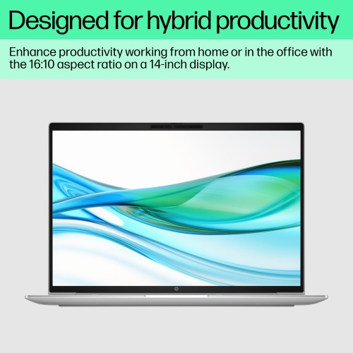 HP ProBook 460 G11 Intel Core Ultra 7 155U Laptop 40.6 cm (16") WUXGA 16 GB DDR5-SDRAM 512 GB SSD Wi-Fi 6E (802.11ax) Windows 11 Pro AI PC Silver