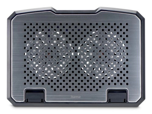 Hama Aluminium laptop cooling pad 39.6 cm (15.6") Black