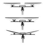 StarTech.com Desk Mount Dual Monitor Arm with Crossbar, Up To 27" Displays, VESA 75x75/100x100, Max 33lb/15kg, C-Clamp, Fully Articulating, Mechanical Spring, TAA