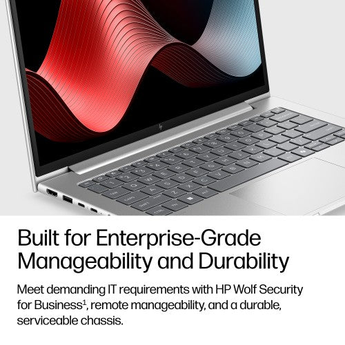 HP DJ5M6ET laptop AMD Ryzen™ 5 230 35.6 cm (14") WUXGA 16 GB LPDDR5x-SDRAM 512 GB SSD Wi-Fi 6E (802.11ax) Windows 11 Pro Silver